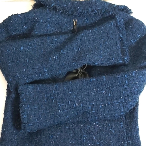 NWOT Amen Wardy Tweed Blazer Jacket Blue Size FR36 - Picture 11 of 16